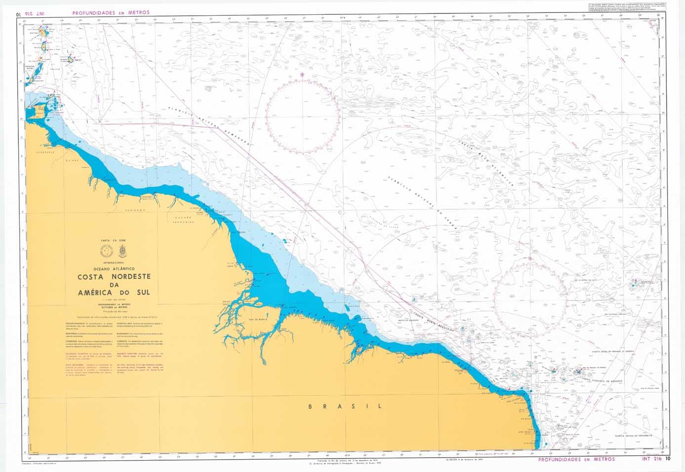 CARTA 10 (INT 407) - COSTA NORDESTE DA AMÉRICA DO SUL