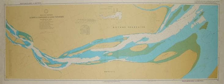 CARTA 111 - DA BAÍA DO OIAPOQUE ÀS ILHAS TAPAROBÔ