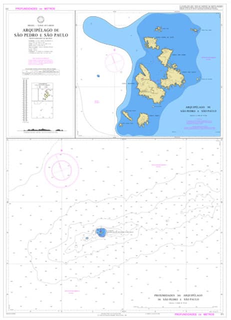 CARTA 11 - PROXIMIDADES DO ARQUIPÉLAGO DE SÃO PEDRO E SÃO PAULO