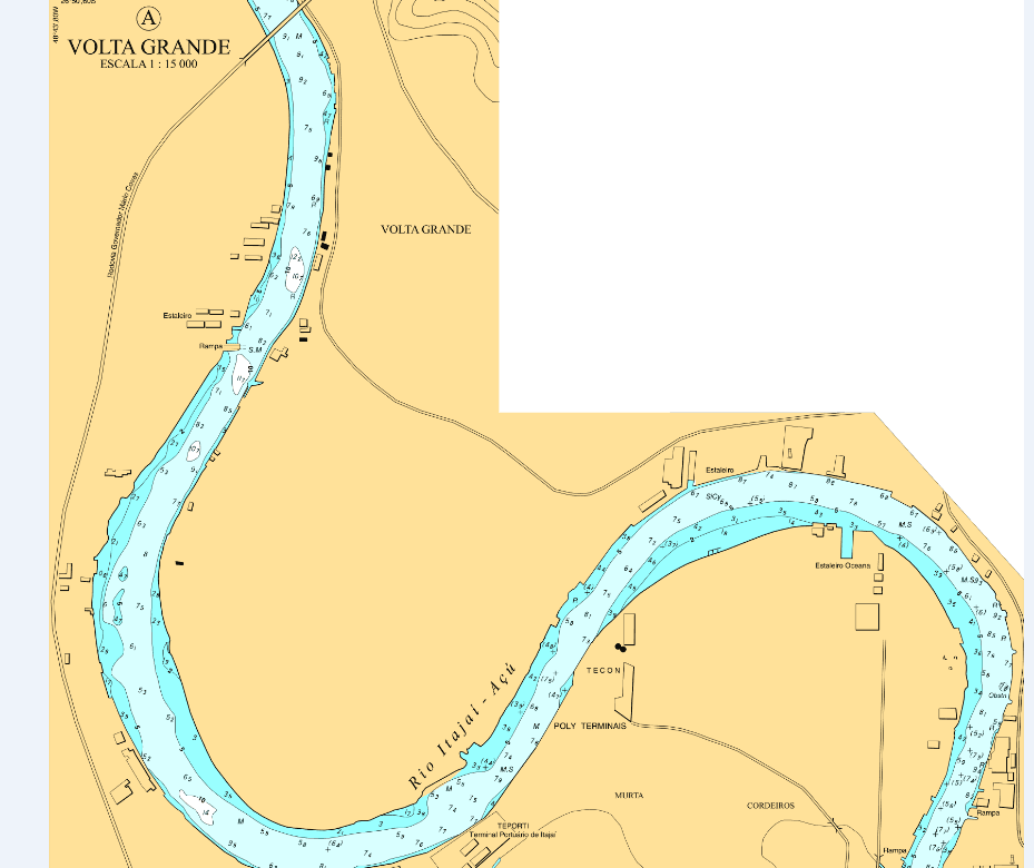 CARTA 1831 - PORTO DE SÃO FRANCISCO DO SUL