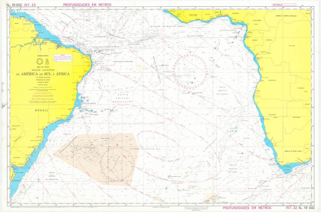 CARTA 19002 (INT 22) - DA AMÉRICA DO SUL À ÁFRICA