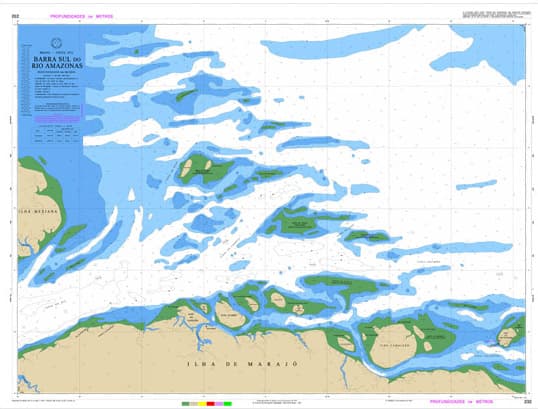 CARTA 232 - BARRA SUL DO RIO AMAZONAS