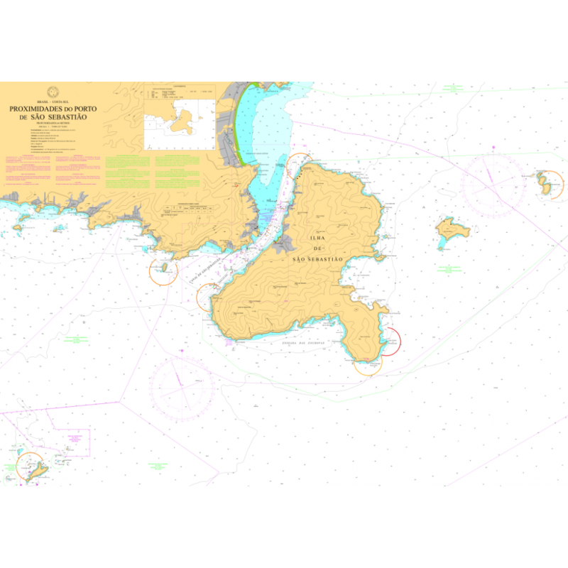 Carta Nautica Raster 1:100.000 – Proximidades do Porto do Recife