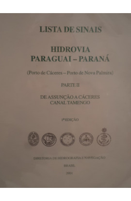 LISTA DE SINAIS - HIDROVIA PARAGUAI - PARANÁ